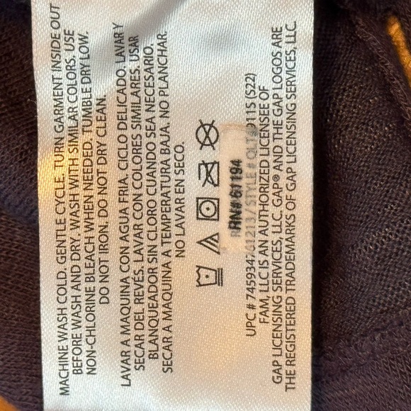 GAP Navy Long Sleeve Tee - Picture 10 of 11